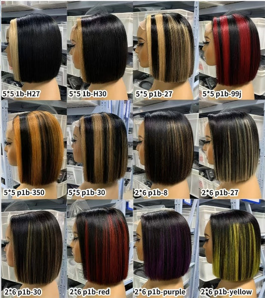 8 Inches Bob wig